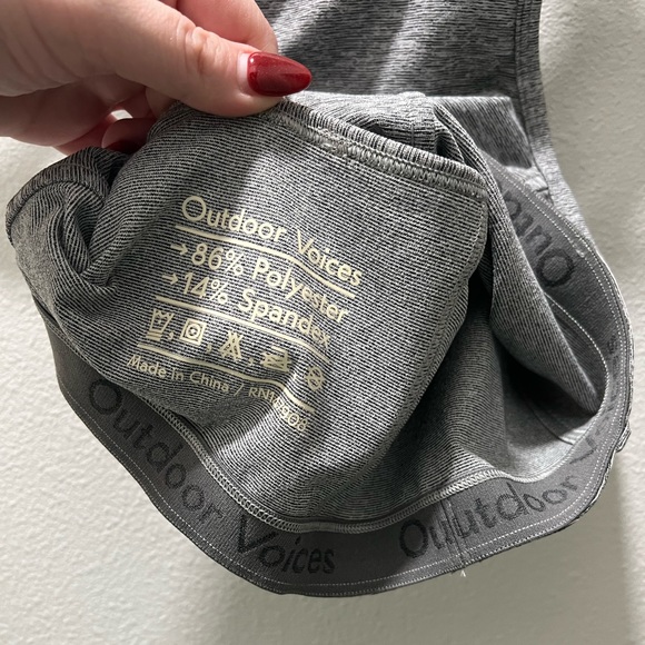 Outdoor Voices Grey Sportsbra - Picture 3 of 4